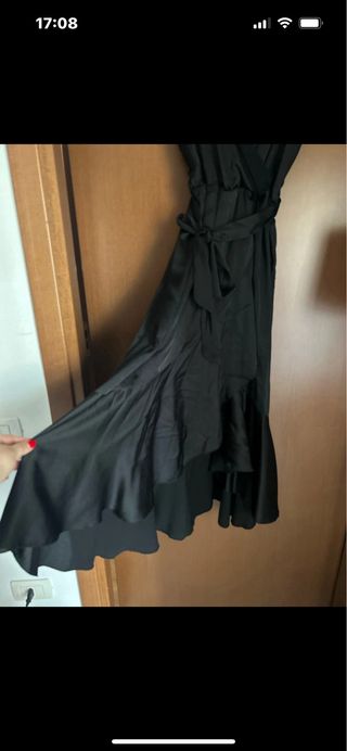 Abito nero lungo elegante