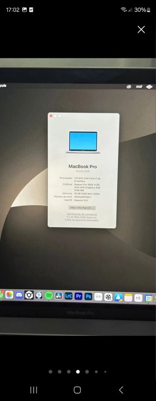 MacBook Pro 15" Touch Bar - airpods pro 2 