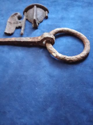 ALDABA TIRADOR PUERTA HACIENDA FORJA S.XVIII-XIX