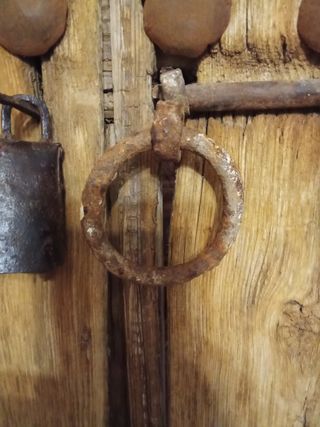 ALDABA TIRADOR PUERTA HACIENDA FORJA S.XVIII-XIX