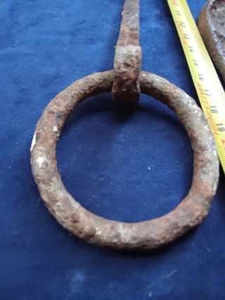 ALDABA TIRADOR PUERTA HACIENDA FORJA S.XVIII-XIX