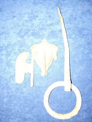 ALDABA TIRADOR PUERTA HACIENDA FORJA S.XVIII-XIX