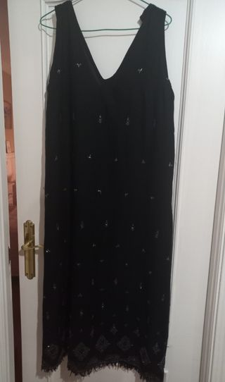 Vestido negro Zara fiesta
