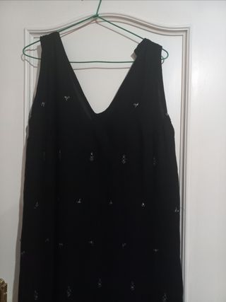 Vestido negro Zara fiesta