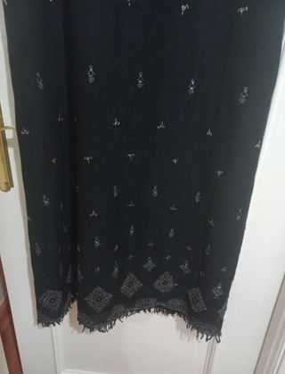 Vestido negro Zara fiesta