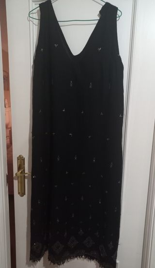 Vestido negro Zara fiesta