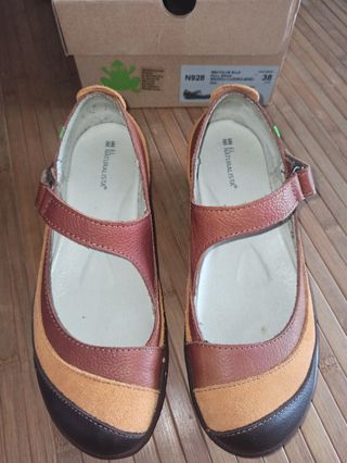 El Naturalista Merceditas Cuña Marrón-Beige 38