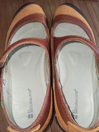 El Naturalista Merceditas Cuña Marrón-Beige 38