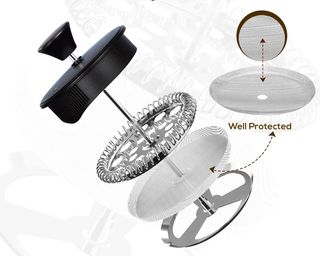 Kichly French press - macchina caffè a pressione