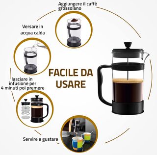 Kichly French press - macchina caffè a pressione