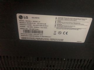 TV LG 32" Negro