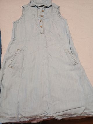 Minifalda y vestido vaquero - Talla M