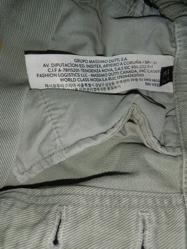 Vaqueros  Massimo Dutti verdes
