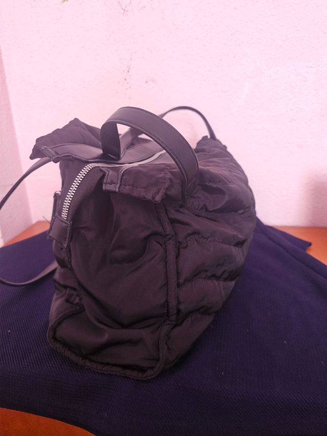 Bolso acolchado negro