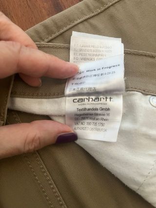 Pantaloni Carhartt WIP Beige Tg 31x34
