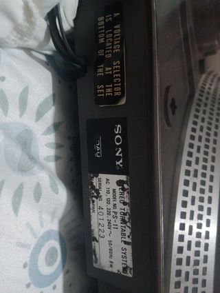 Reproductor de Vinilo Sony - Directo Drive