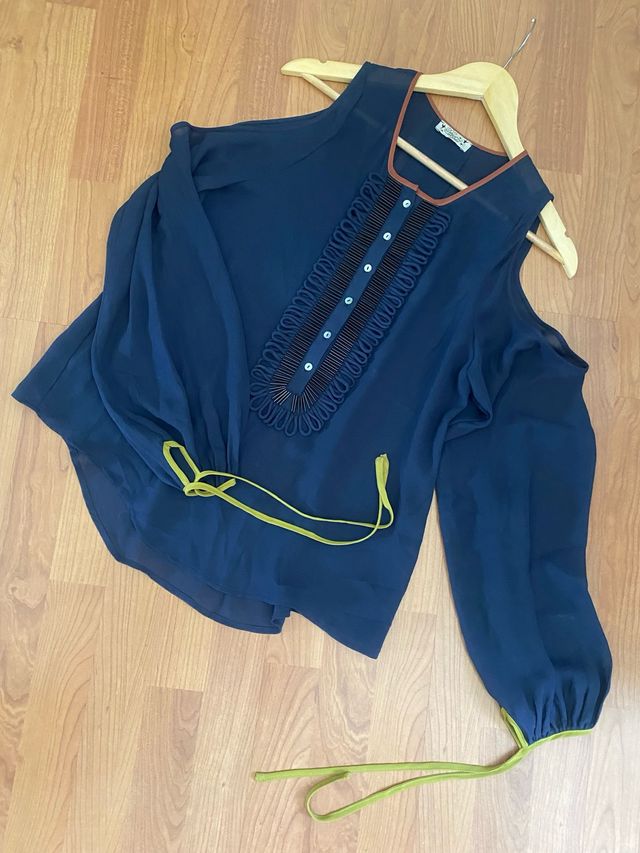 Blusa Deby Debo azul marino 