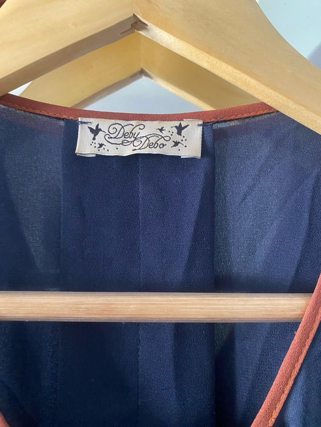 Blusa Deby Debo azul marino 