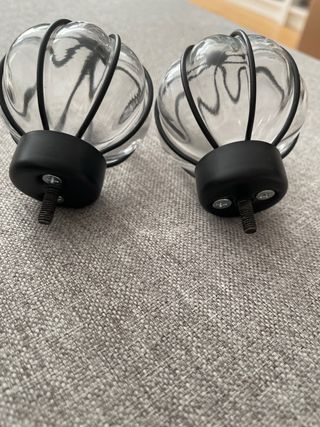 Pomo cortina Ikea - 2uds. cristal