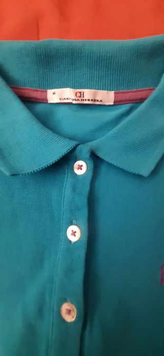 Polo Carolina Herrera turquesa