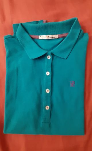Polo Carolina Herrera turquesa