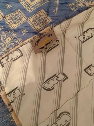 Lote completo colcha105 cm Reig Martí + cortinas