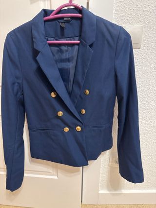 Americana azul mujer talla XS