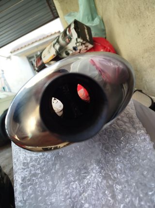 Scarico doppio cromato