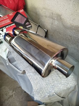 Scarico doppio cromato