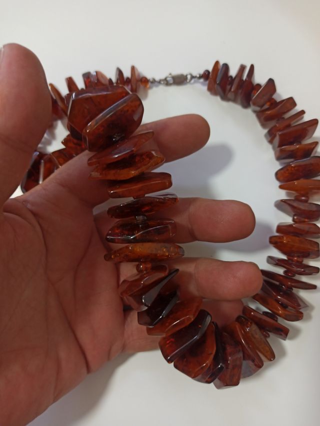 Collar ámbar grande 54 cm