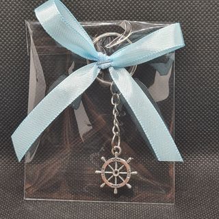 Portachiavi timone: regalo romantico comandante