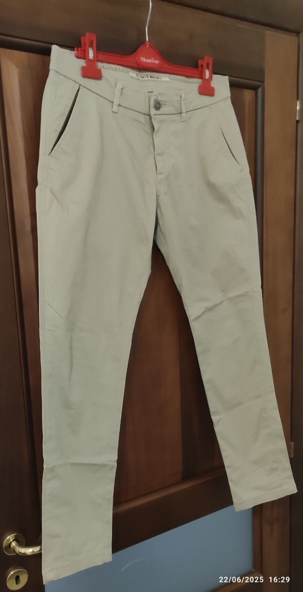 Pantaloni fresco cotone Baci e Abbracci tg.46