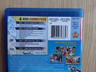 Toy Story 3 4-Disc Edition Disney Pixar USA