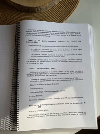 Analisis y Comentarios Texto Hist. Moderna y Conte