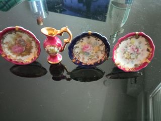 Juego miniaturas porcelana