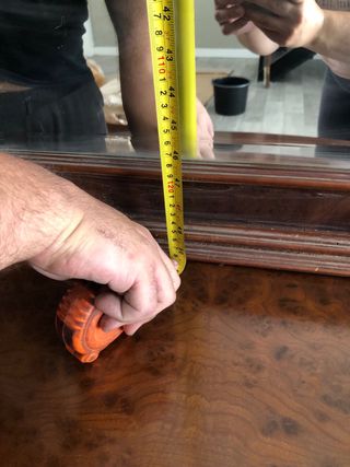 Conjunto tocador espejo madera