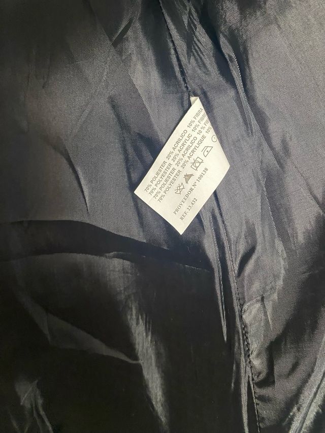 Abrigo NYCity blanco y negro