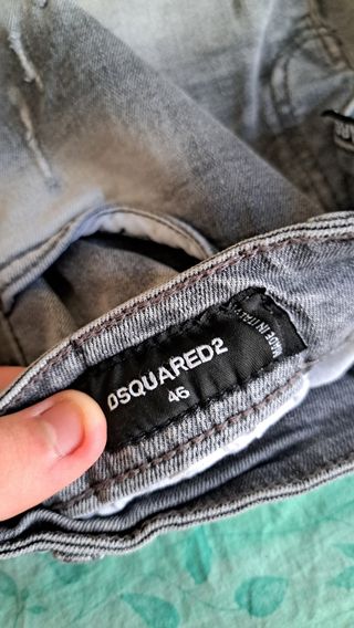 Shorts Dsquared2 grigi usati