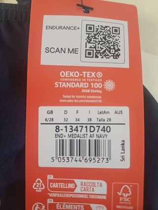 Bañador Speedo negro talla XS