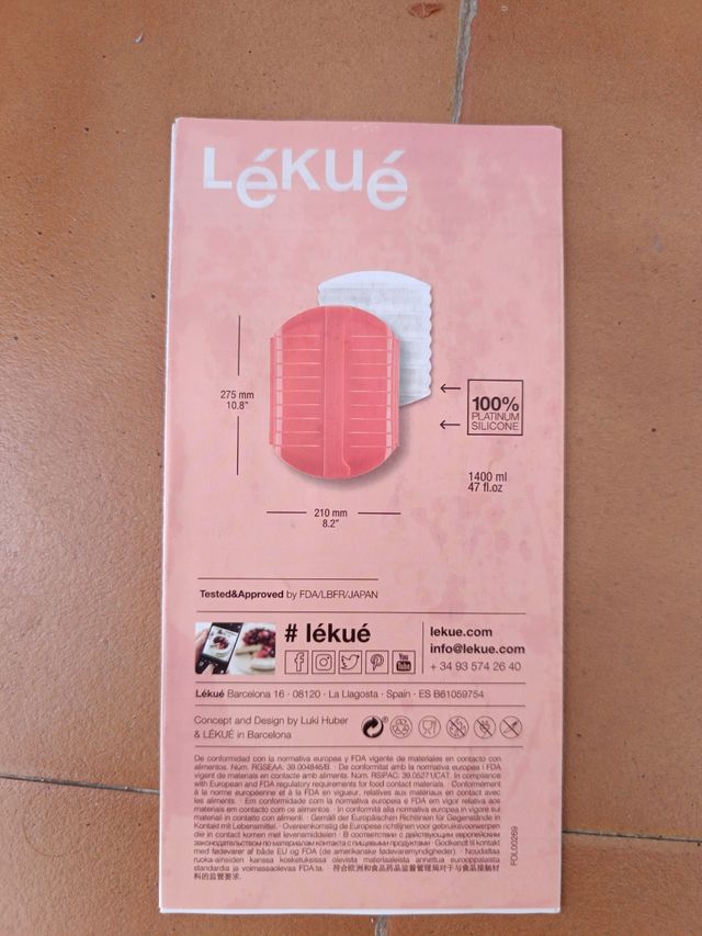 Lekue Vaporera Microondas -  3-4 raciones-