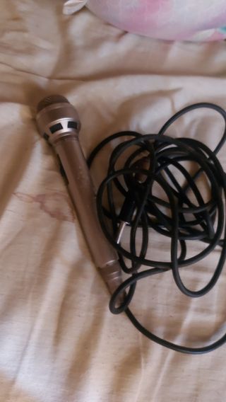 Micrófonos Karaoke - Rojo y Plata