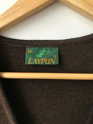 Chaleco marrón de lana Laypun T.52 