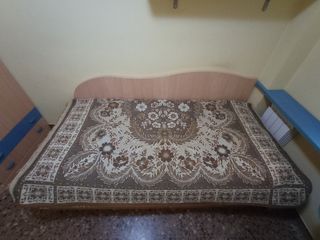 Manta marrón con flecos 200x225cm