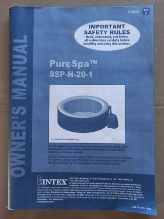 INTEX PureSpa SSP-H-20-1: Control Base