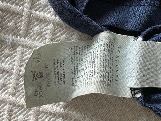 Polo Scalpers azul marino - Talla L