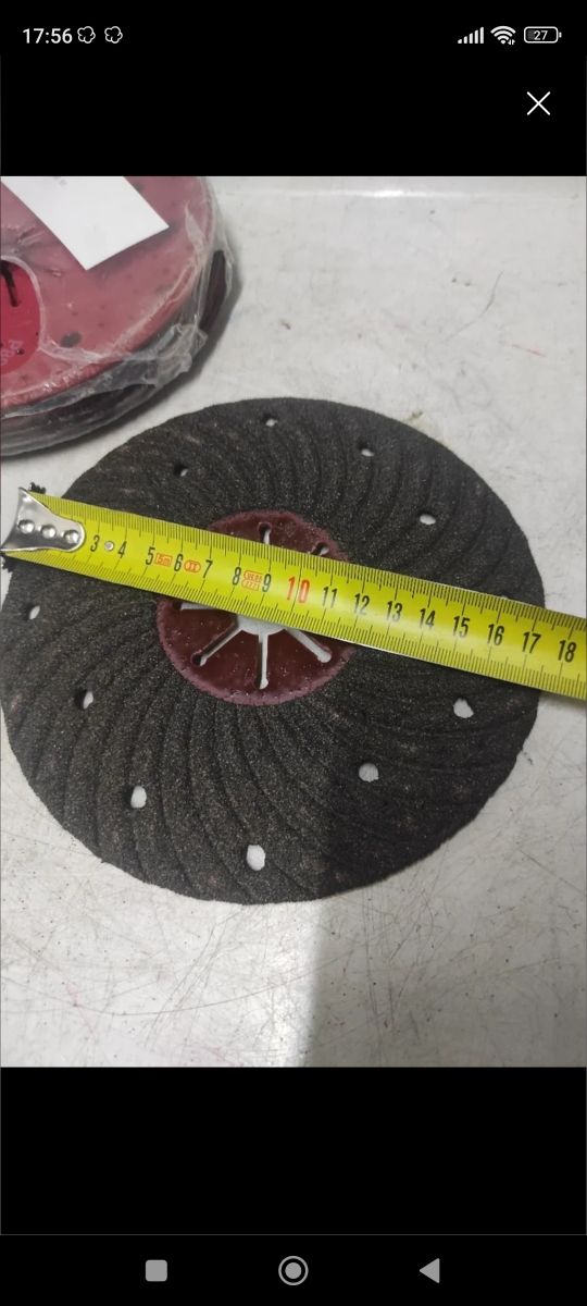 5 discos de lija semirrigidos