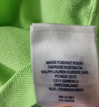 Polo Ralph Lauren verde lima.