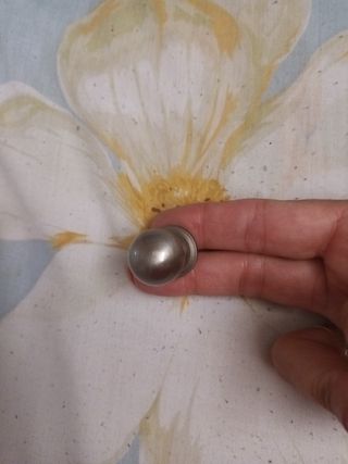 9 Tiradores Armario Metal Plata