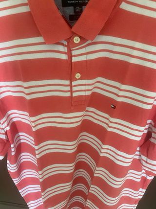 Polo Tommy Hilfiger rayas rojas y blancas - 