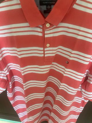 Polo Tommy Hilfiger rayas rojas y blancas - 